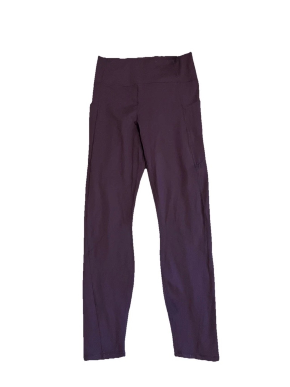 Fabletics Oasis PureLuxe Burgundy Leggings High-Waisted Women’s Waist 24”